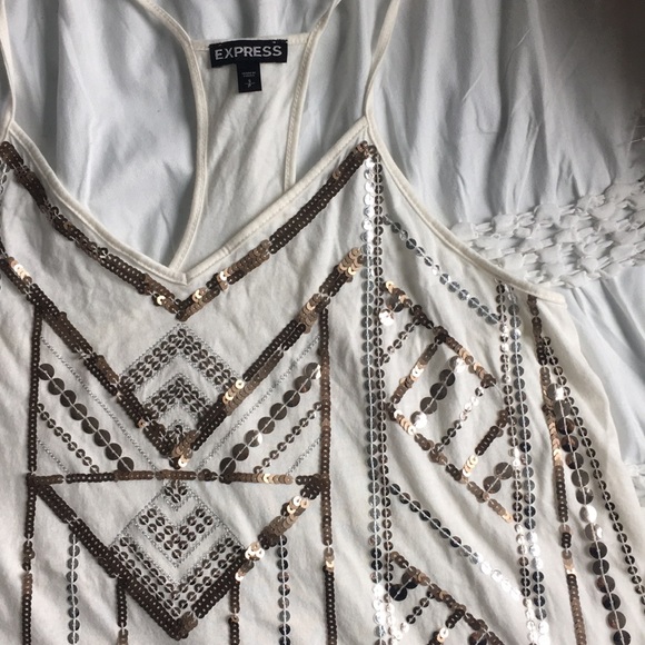 Express Tops - Express Sequin Tank